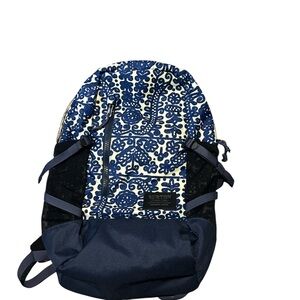Burton Navy and Cream durable travelers Backpack